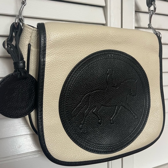 Stylish Black and Cream Women's Bag Tucker Tweed - Picture 2 of 8